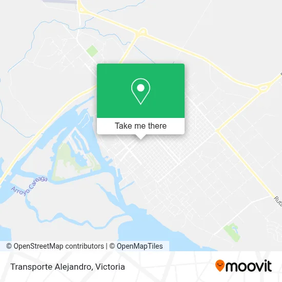 Transporte Alejandro map