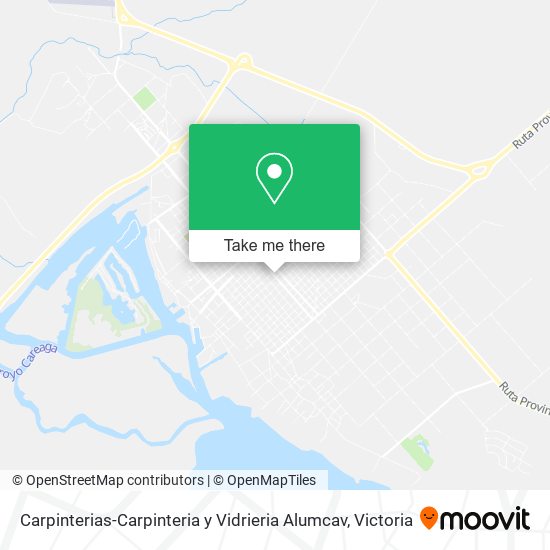 Carpinterias-Carpinteria y Vidrieria Alumcav map