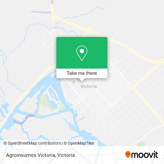 Agroinsumos Victoria map