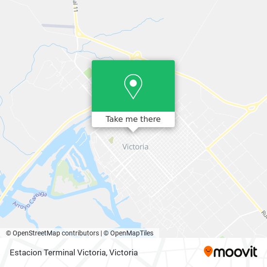 Estacion Terminal Victoria map