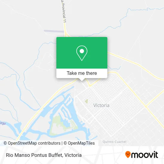 Rio Manso Pontus Buffet map