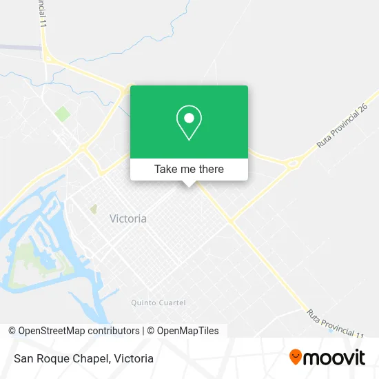 San Roque Chapel map