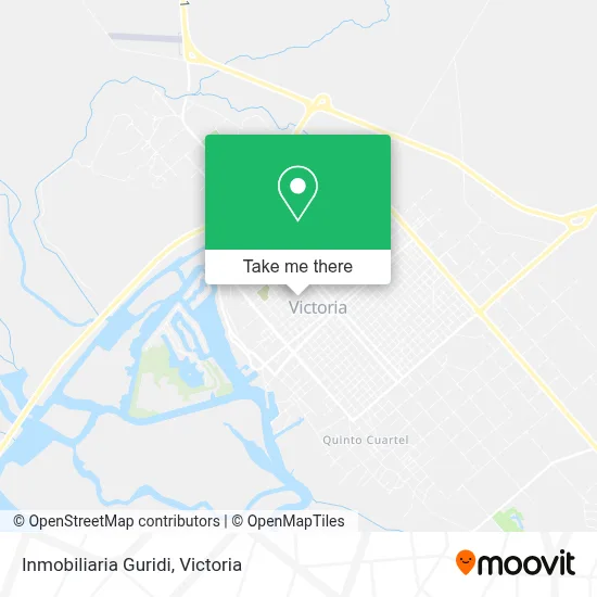Inmobiliaria Guridi map
