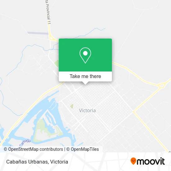 Cabañas Urbanas map