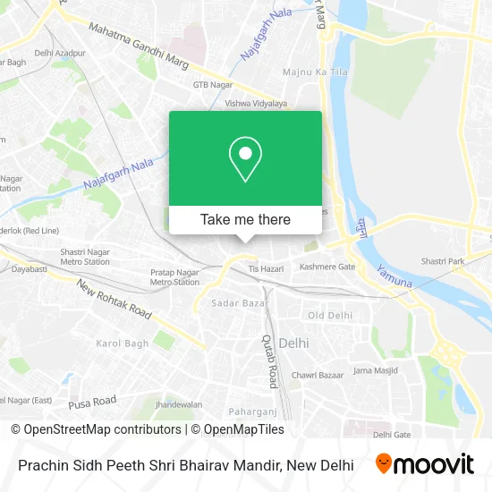 Prachin Sidh Peeth Shri Bhairav Mandir map