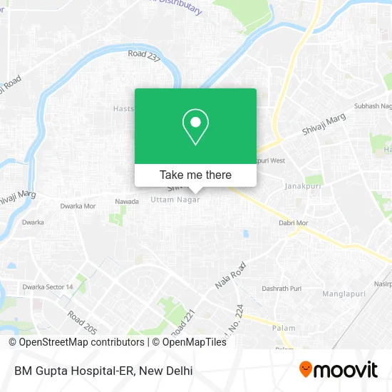 BM Gupta Hospital-ER map
