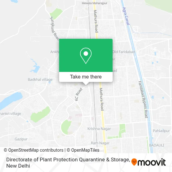 Directorate of Plant Protection Quarantine & Storage (Dir of PLNT Protction & Storge) map