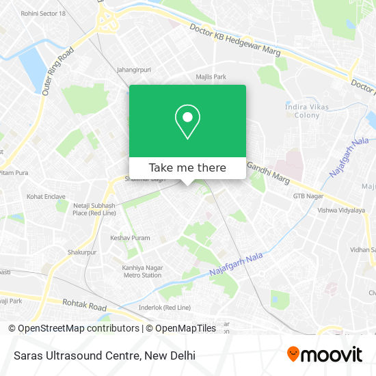 Saras Ultrasound Centre map