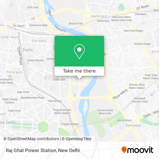 Raj Ghat Power Station map