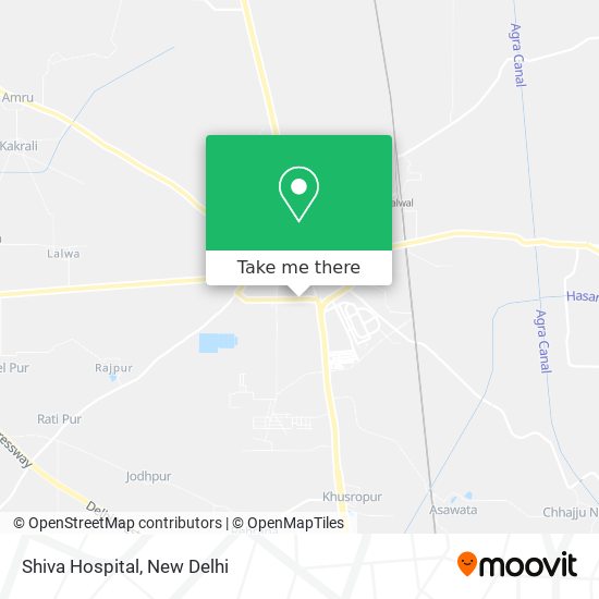 Shiva Hospital map