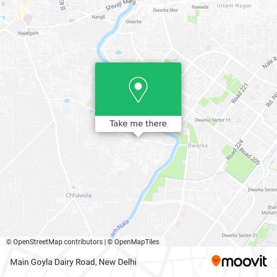 Main Goyla Dairy Road map
