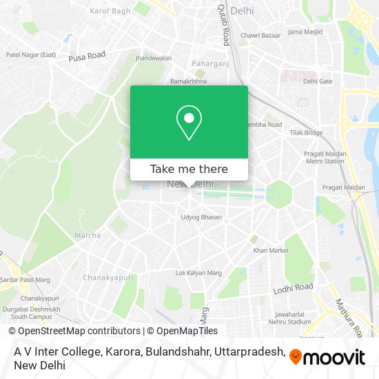 A V Inter College, Karora, Bulandshahr, Uttarpradesh map