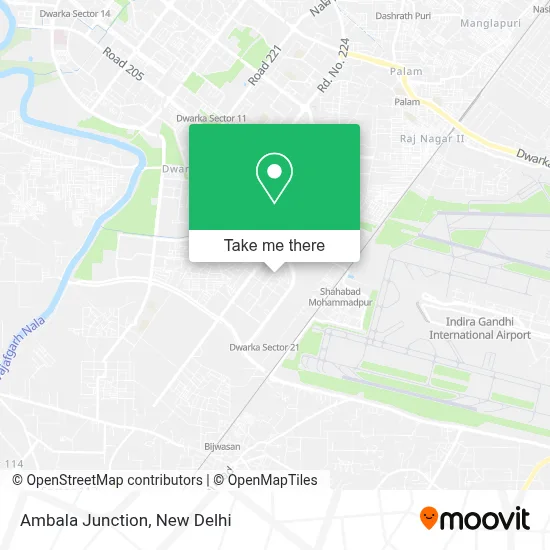 AMBALA JUNCTION map