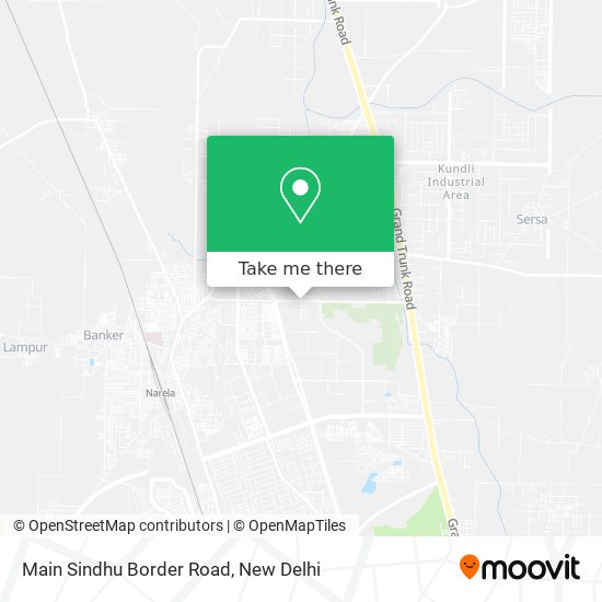 Main Sindhu Border Road map