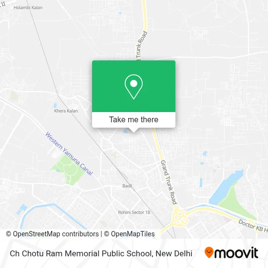 Ch Chotu Ram Memorial Public School map