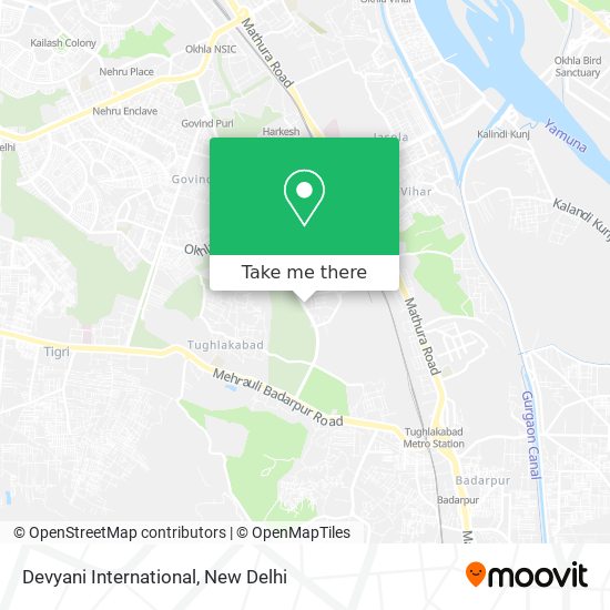 Devyani International map