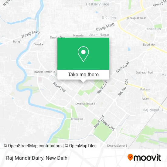 Raj Mandir Dairy map