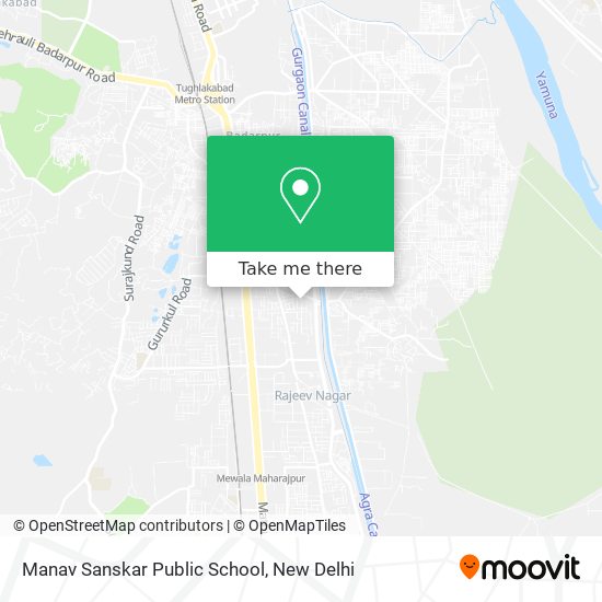 Manav Sanskar Public School map