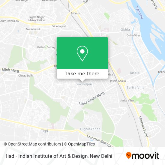 Iiad - Indian Institute of Art & Design map