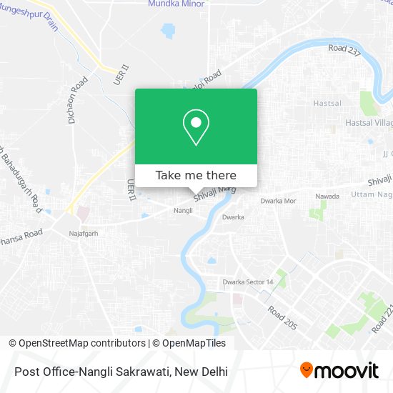 Post Office-Nangli Sakrawati map
