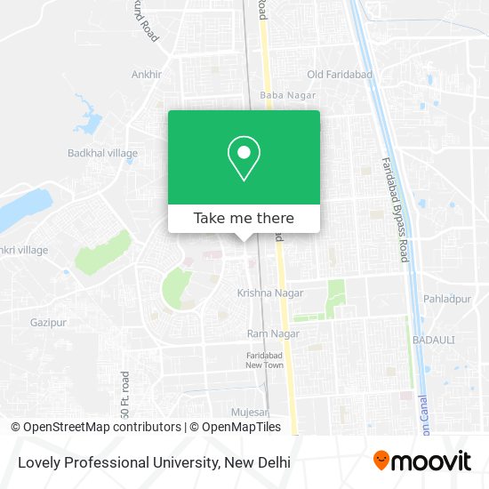 Lovely Professional University map