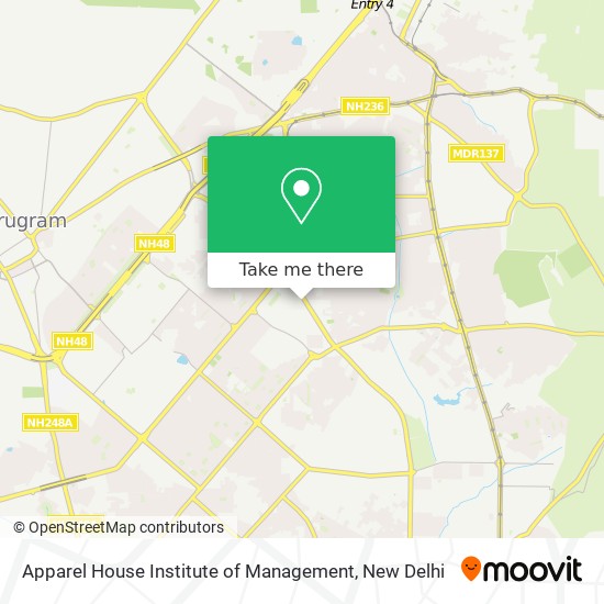 Apparel House Institute of Management map