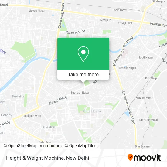 Height & Weight Machine map