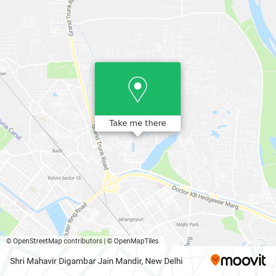 Shri Mahavir Digambar Jain Mandir map