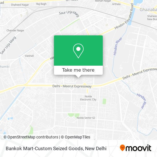 Bankok Mart-Custom Seized Goods map
