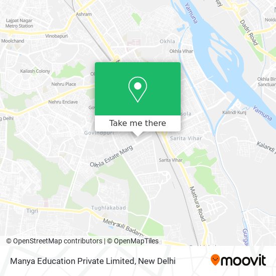 Manya Education Private Limited map