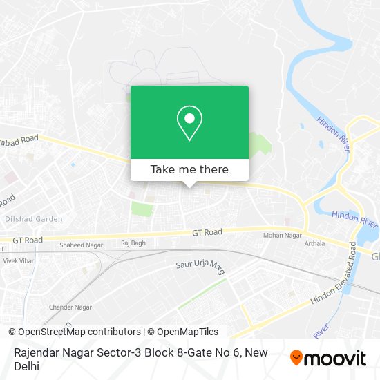 Rajendar Nagar Sector-3 Block 8-Gate No 6 map