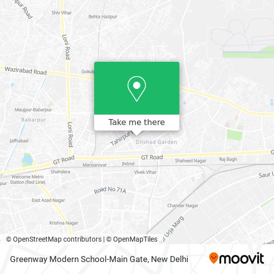 Greenway Modern School-Main Gate map