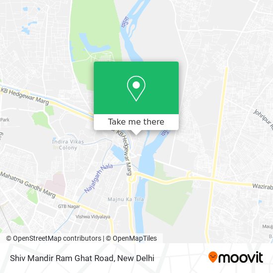 Shiv Mandir Ram Ghat Road map