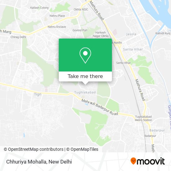 Chhuriya Mohalla map