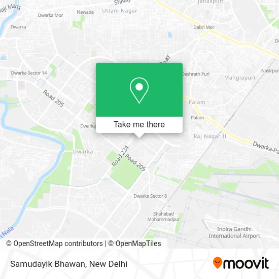 Samudayik Bhawan map