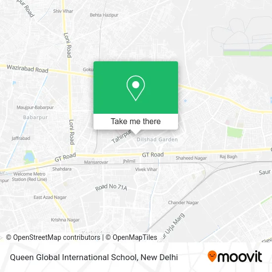 Queen Global International School map