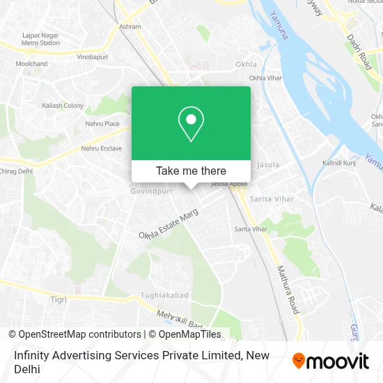 Infinity Advertising Services Private Limited map