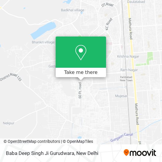 Baba Deep Singh Ji Gurudwara map