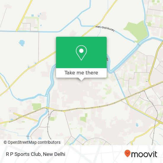 R P Sports Club map