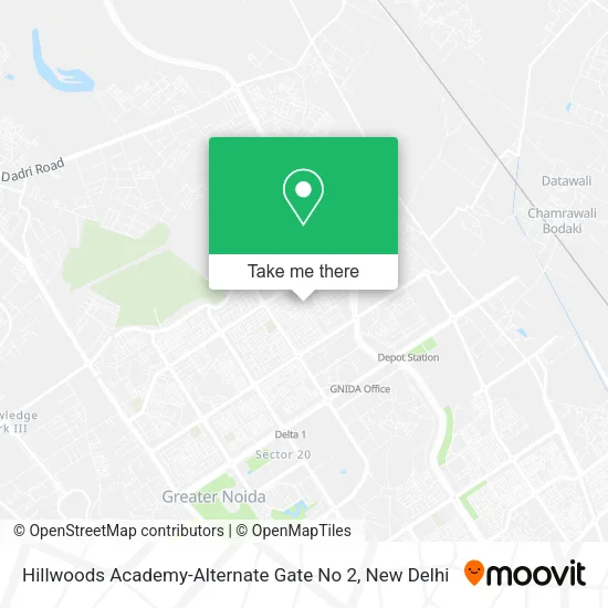 Hillwoods Academy-Alternate Gate No 2 map