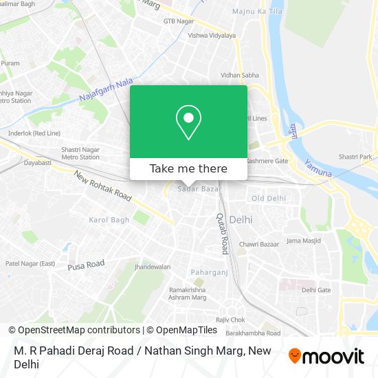 M. R Pahadi Deraj Road / Nathan Singh Marg map