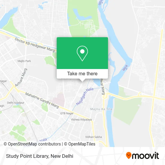 Study Point Library map