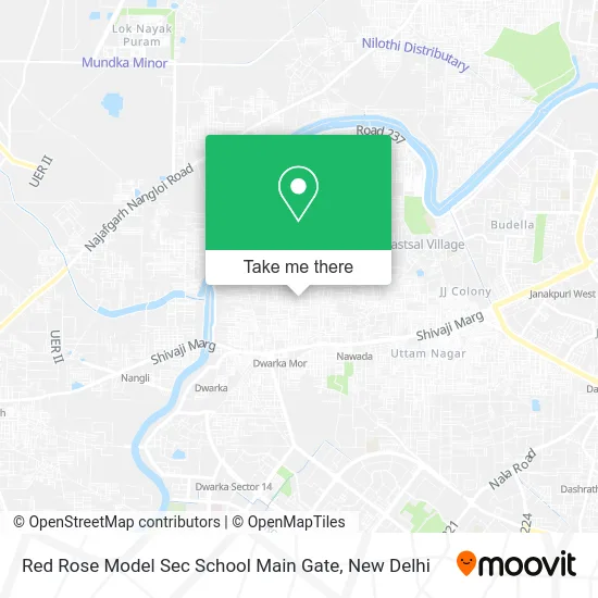 Red Rose Model Sec School Main Gate map