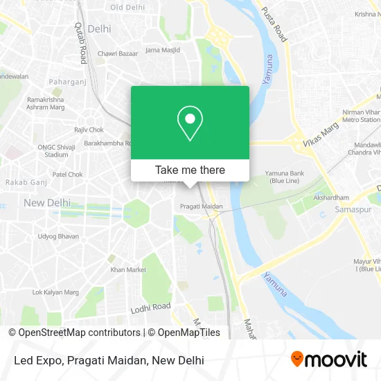 Led Expo, Pragati Maidan map