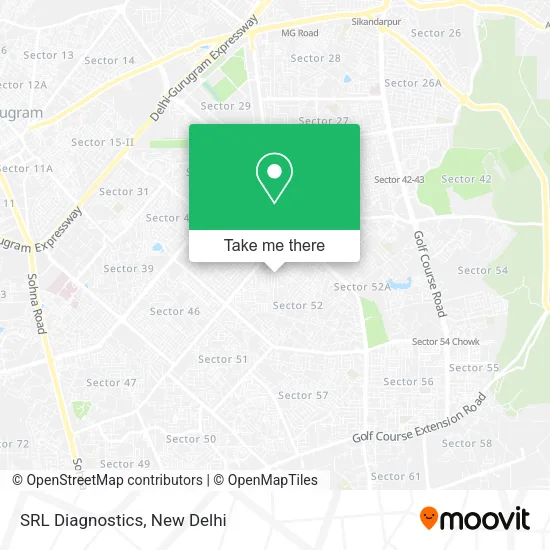 SRL Diagnostics map