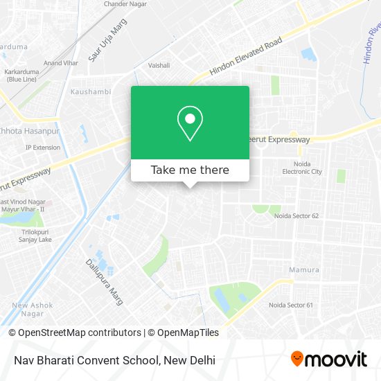 Nav Bharati Convent School map