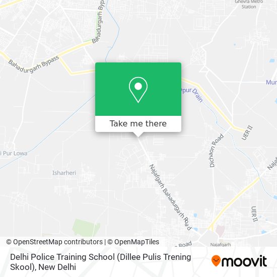Delhi Police Training School (Dillee Pulis Trening Skool) map