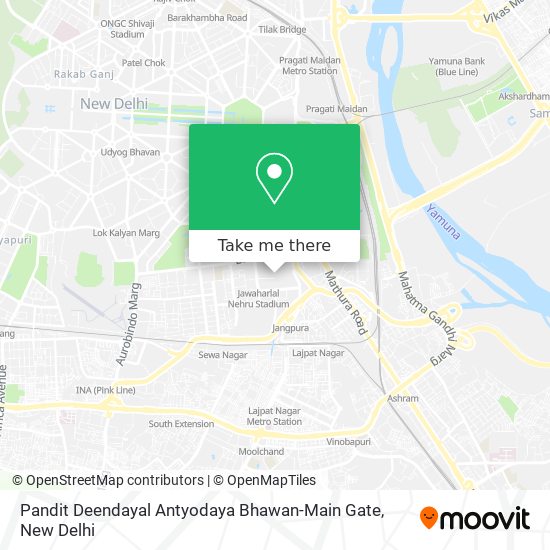Pandit Deendayal Antyodaya Bhawan-Main Gate map