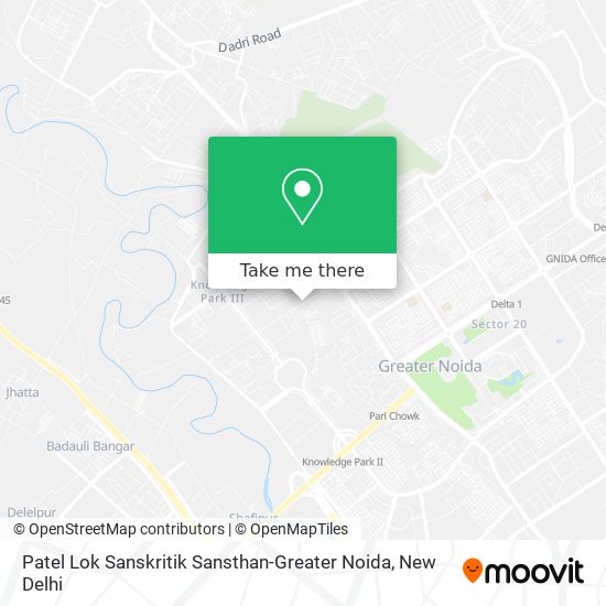 Patel Lok Sanskritik Sansthan-Greater Noida map