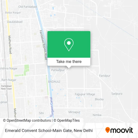 Emerald Convent School-Main Gate map